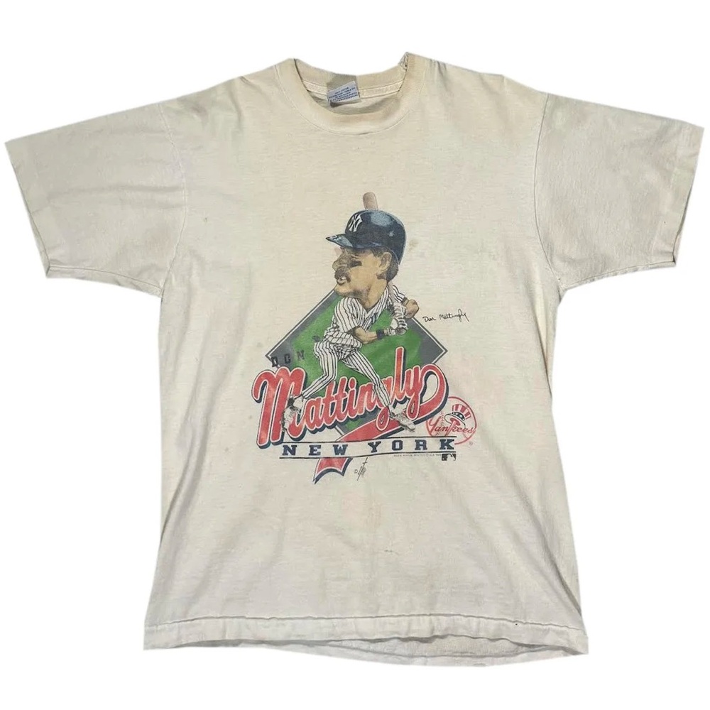 Vintage Salem Sports New York Yankees Don Mattingly T Shirt (Size L)